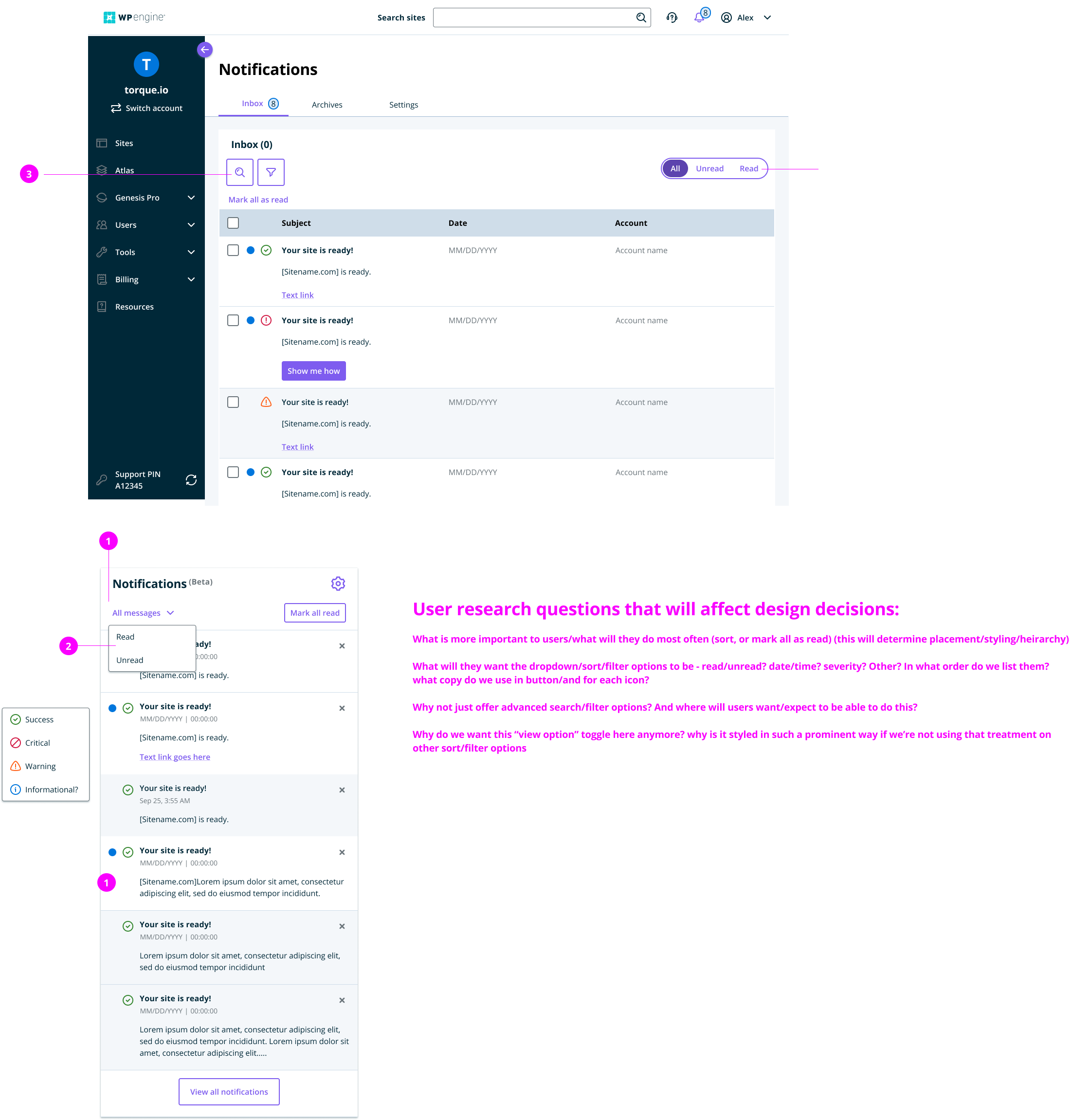 Our timeline for this project was relatively condensed and we had limited Researchers available, but I was able to use secondary research and test prototypes with internal team members.